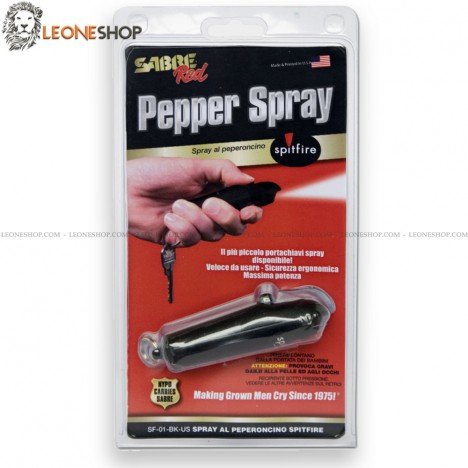 Spray al Peperoncino Spitfire Sabre Red SASF01BKUS Spray al Peperoncino Spitfire Sabre Red SASF01BKUS